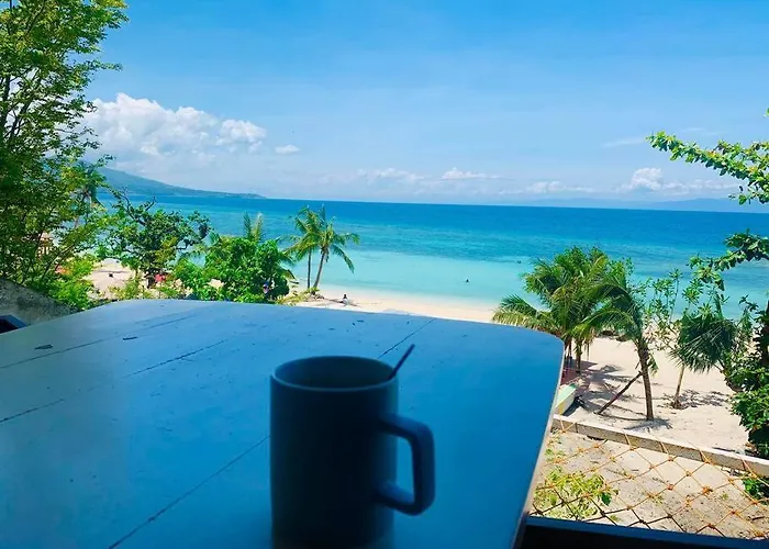 Beachfront With Private Pool On 1,5 Km Lambug Beach, Kawasan Falls 10 Min, Moalboal - The Verge Cebu 빌라 *
