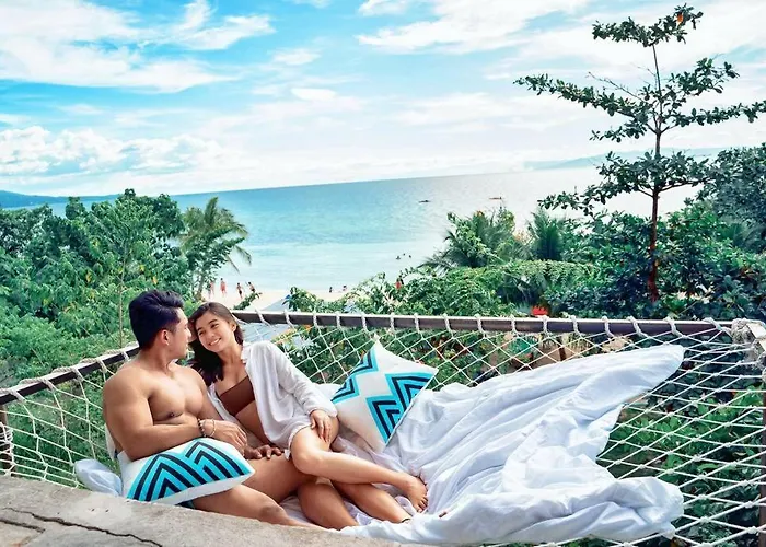 빌라 Beachfront With Private Pool On 1,5 Km Lambug Beach, Kawasan Falls 10 Min, Moalboal - The Verge Cebu *