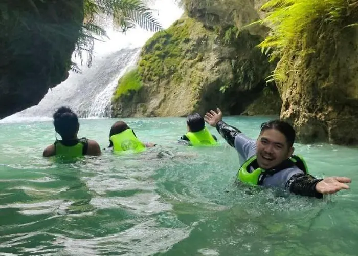 빌라 Beachfront With Private Pool On 1,5 Km Lambug Beach, Kawasan Falls 10 Min, Moalboal - The Verge Cebu 배디안