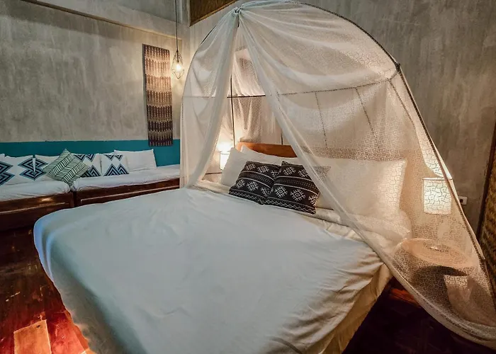 빌라 Beachfront With Private Pool On 1,5 Km Lambug Beach, Kawasan Falls 10 Min, Moalboal - The Verge Cebu 배디안