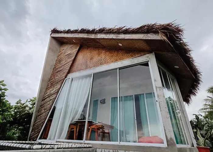 Beachfront With Private Pool On 1,5 Km Lambug Beach, Kawasan Falls 10 Min, Moalboal - The Verge Cebu 빌라 배디안